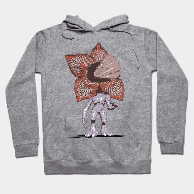 peekabooh! - cute demogorgon Hoodie by Naive Rider